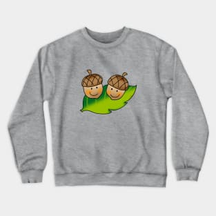 cute acorn friends Crewneck Sweatshirt